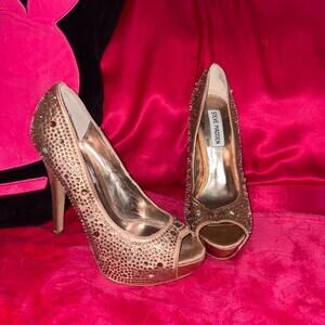 Champagne Bling Steve Madden Pumps